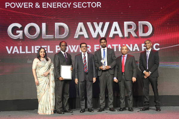 VPE awarded Gold Award at CA Sri Lanka TAGS Award