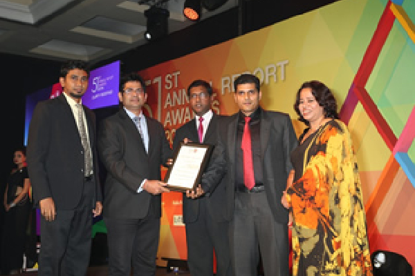 Bronze Award at Annual Report Award Competition 2015