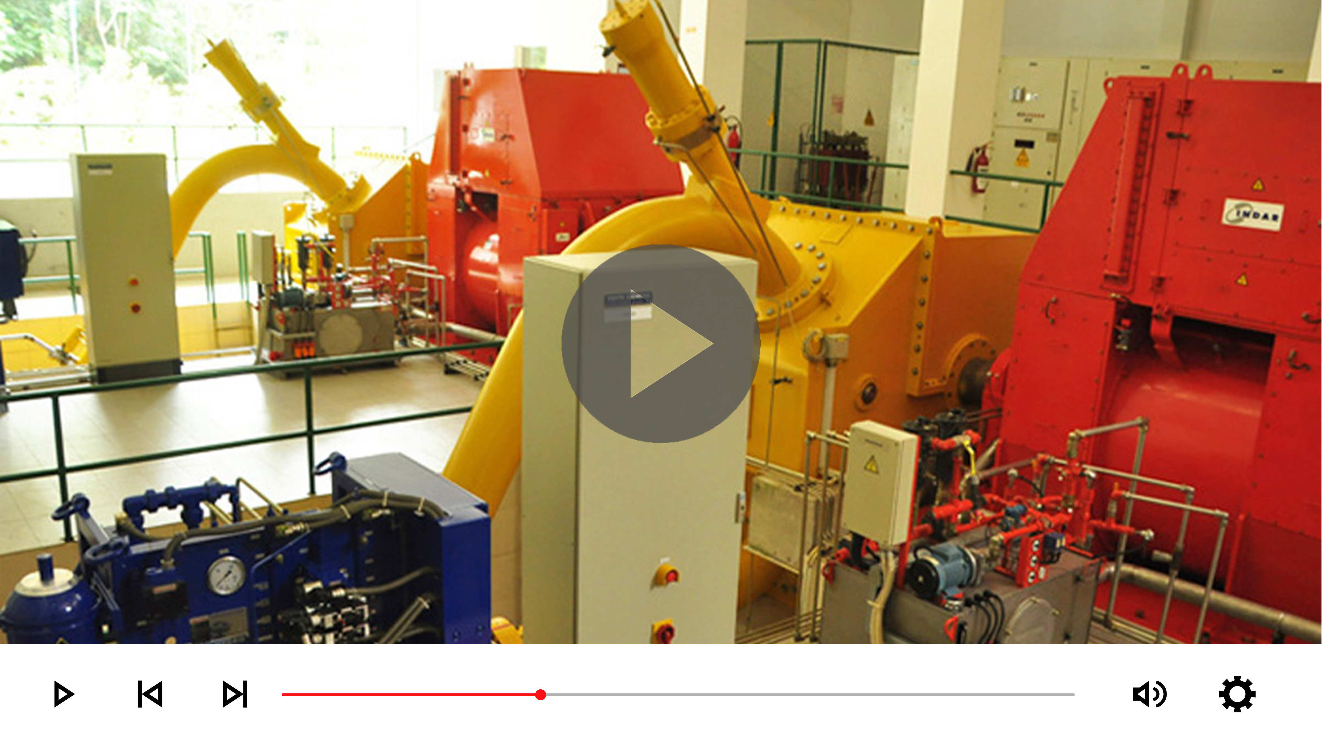 minimal white style video player mockup template design